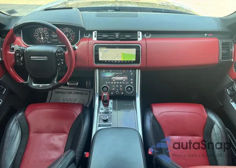 2018 Land Rover Range Rover Sport Svr из США, поврежденный, VIN SALWZ2SE7JA198973